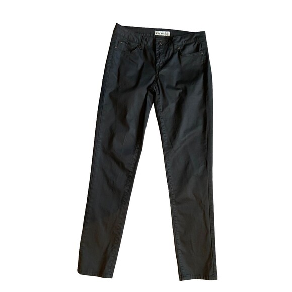 Cielo Jeans USA Womens Low Rise Sateen Jeggings Size 7 Gray Y2K Grunge Euro Chic - Picture 1 of 9